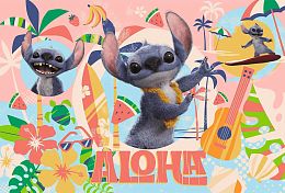 Trefl 100-Piece Puzzle: Stitch and his Friends in Action