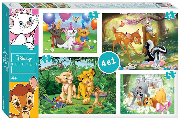 Step puzzle 30#40#54#60 details: Disney Legends 92319