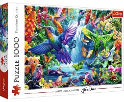 Trefl 1000 Pieces Puzzle: Hummingbirds in the Tropics