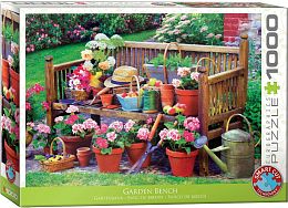 Puzzle Eurographics 1000 pieces: Garden bench