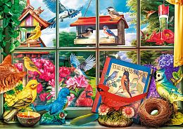 Trefl 1000 Pieces Puzzle: Tea Time. The world of birds