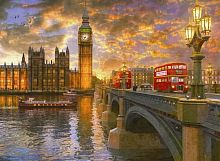 Anatolian jigsaw puzzle 1000 pieces: Westminster sunset