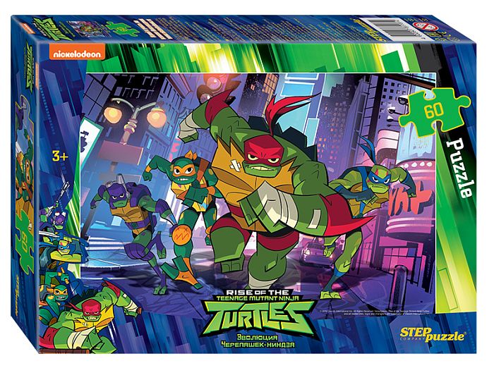 Step puzzle 60 pieces: Teenage Mutant Ninja Turtles 81181