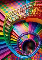 Puzzle Clementoni 500 pieces: Colors-spiral staircase