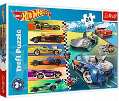 Maxi Trefl Puzzle 24 pieces: Hot Wheels Fast Cars