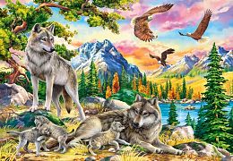 Castorland 1000 Pieces Puzzle: The Family of Wolves