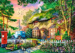 Trefl 1000 Pieces Puzzle: Tea Time. Stoney Lane Cottage