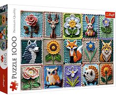 Пазл Trefl 1000 деталей: Вязание крючком — моя страсть (УЦЕНКА)