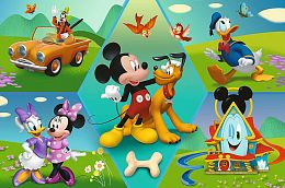 Trefl XXL Puzzle 60 pieces: Mickey is always fun!