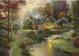 The Schmidt 1000-piece puzzle: Thomas Kincaid. Sunset (MARKDOWN)
