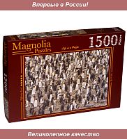 Magnolia Puzzle 1500 pieces: Colony of King Penguins