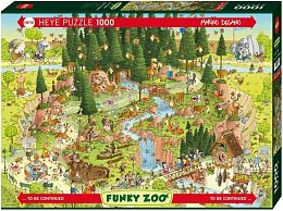 Puzzle Heye 1000 pieces: Forest zoo