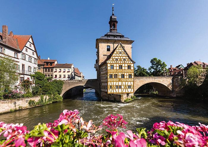 Schmidt puzzle 1000 pieces: Bamberg-old town 58397