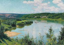 Puzzle Stella 1000 pieces: Polenov V.D. Oka. A summer day. (MARKDOWN)