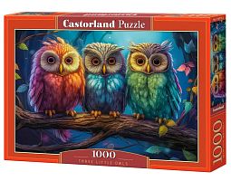 Castorland 1000-piece Puzzle: Three Owls (MARKDOWN)