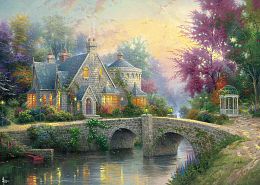 Schmidt puzzle 3000 pieces: Evening mood. Thomas Kinkade