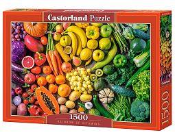 Castorland Puzzle 1500 pieces: Rainbow of Vitamins