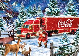 Schmidt 1000 Piece Puzzle: Coca Cola Christmas Truck