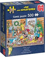 Jumbo 500 Pieces Puzzle: The Christmas Commotion