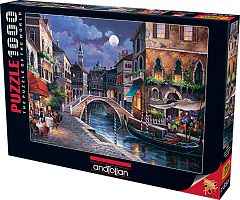 Anatolian 1000 Pieces Puzzle: Streets of Venice II