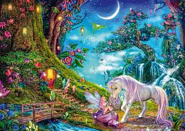 Schmidt 1000-piece Puzzle: Unicorn and Elf