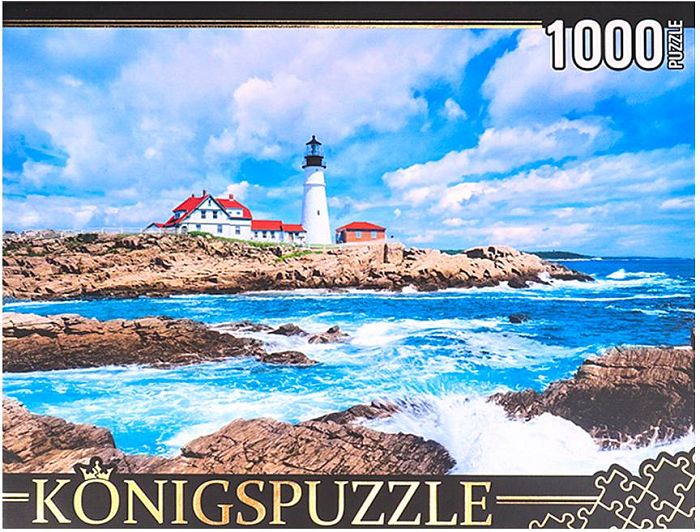 Konigspuzzle 1000 Pieces Puzzle: Portland Head Lighthouse ГИK1000-0643