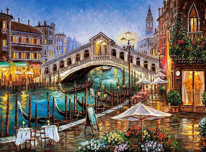 Puzzle Castorland 2000: the Grand canal C-200689