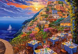 Castorland 1500 Piece Puzzle: A romantic evening in Positano