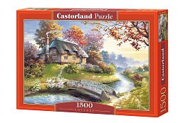 Puzzle 1500 Castorland details Cottage