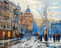 Painting by Numbers Jazzle: Winter City