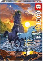 Educa 1000 pieces puzzle: Unicorns on the beach