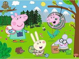 Trefl Puzzle 30 pieces: Forest Expedition, Peppa Pig