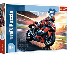 Trefl 100-piece Puzzle: Motorcycle on the Track
