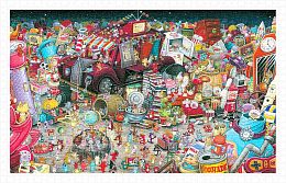 Pintoo 1000-piece puzzle: S. Yamamoto. Cat's Paradise