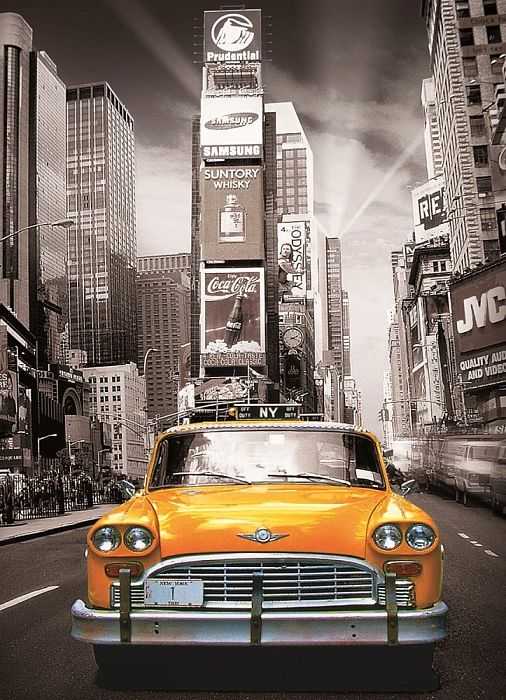 Puzzle Eurographics 1000 pieces: Yellow taxi new York 6000-0657