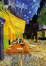 Art Puzzle 1000 pieces: Cafe Terrace at night