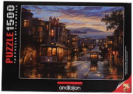 Anatolian jigsaw puzzle 1500 details: San Francisco street Sokaklari