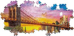 Clementoni 3000 piece puzzle: View from the balcony to the sunset in Manhattan