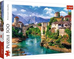 Trefl puzzle 500 items: Old bridge in Mostar, Bosnia and Herzegovina