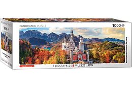 Puzzle Eurographics 1000 pieces: Neuschwanstein in autumn Pano