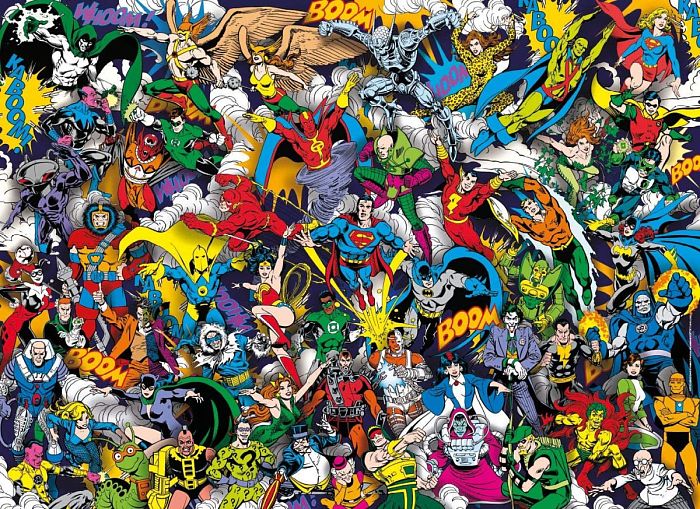 Puzzle Clementoni 1000 pieces: Comic Book Heroes 39599