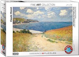 Puzzle Eurographics 1000 pieces: Claude Monet - Road near Purvis