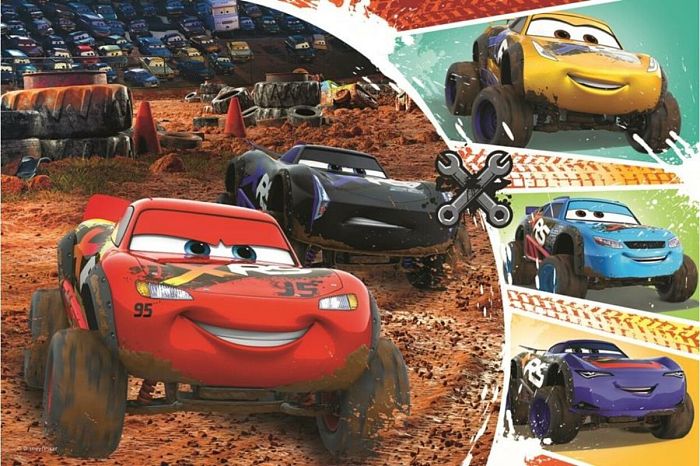 Trefl puzzle 60 pieces: Lightning McQueen with friends TR17327