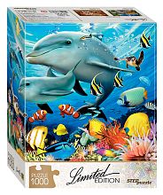 Step puzzle 1000 pieces-the Underwater world