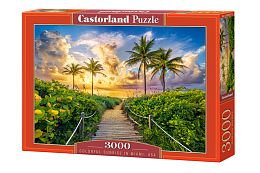 Castorland 3000 Pieces Puzzle: Sunrise in Miami