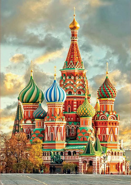 Puzzle Educa 1000 pieces: St. Basils Cathedral, Moscow 17998