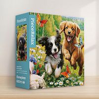 Pintoo 600-piece Puzzle: Funny Puppies