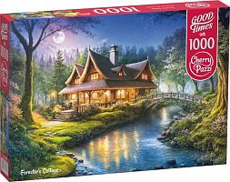 Cherry Pazzi Puzzle 1000 pieces: Forest Cottage