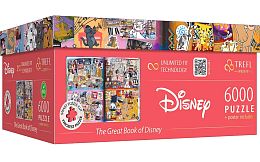 Trefl 6000-Piece Puzzle: The Great Disney Book