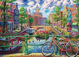 Cobble Hill puzzle 1000 pieces: the Canals of Amsterdam